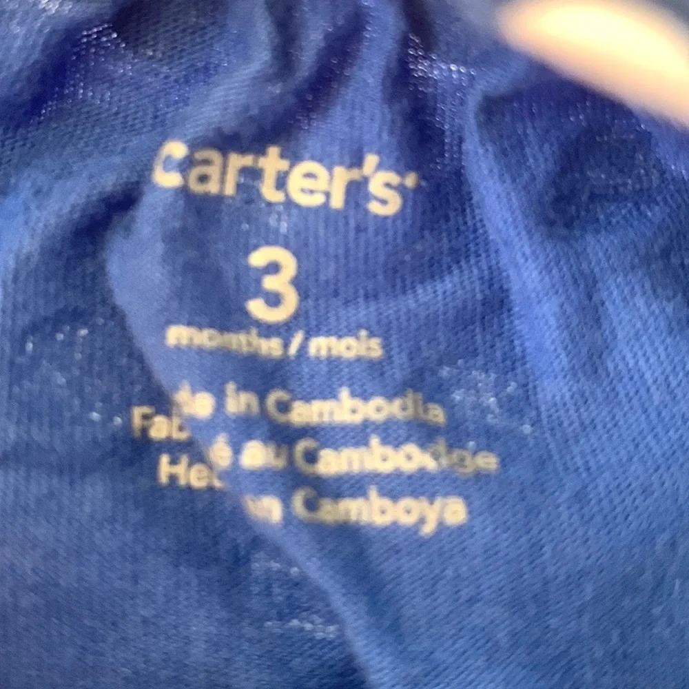 Carters 3m Baby Girl Summer Outfit Tank Top & Bloomers Blue White Whale Print